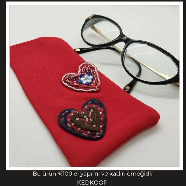 Nakış İşlemeli Gözlük Kılıfı